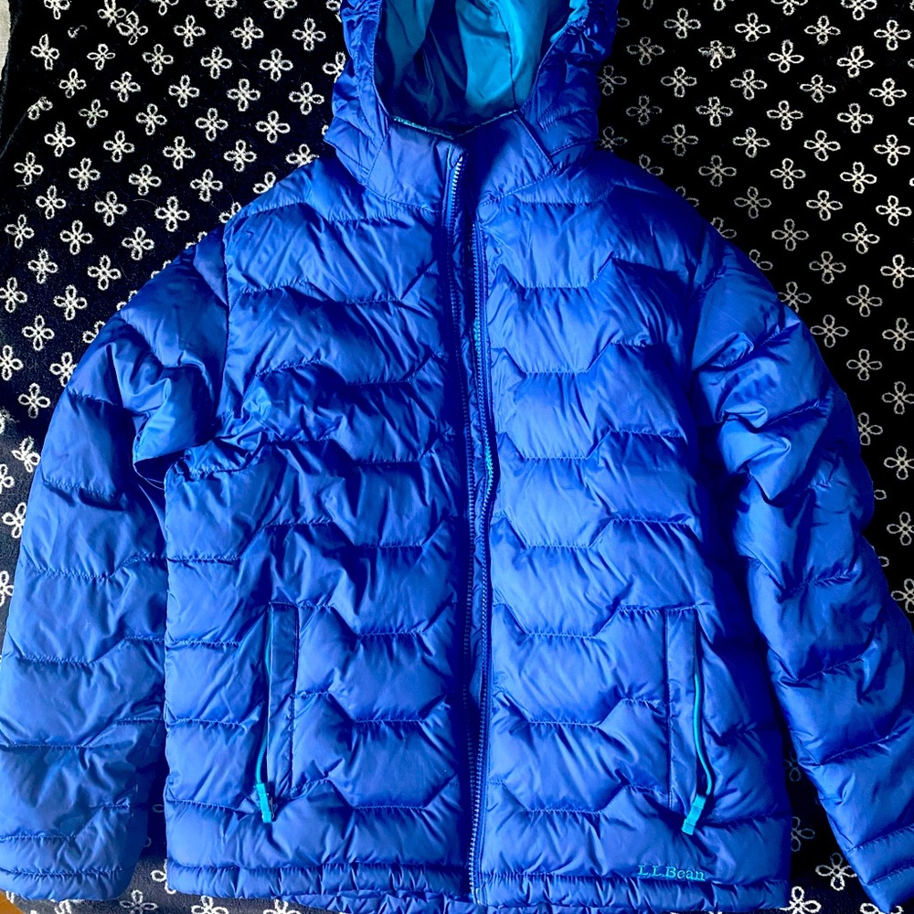 Boys LLBean Down Coat size 14/16